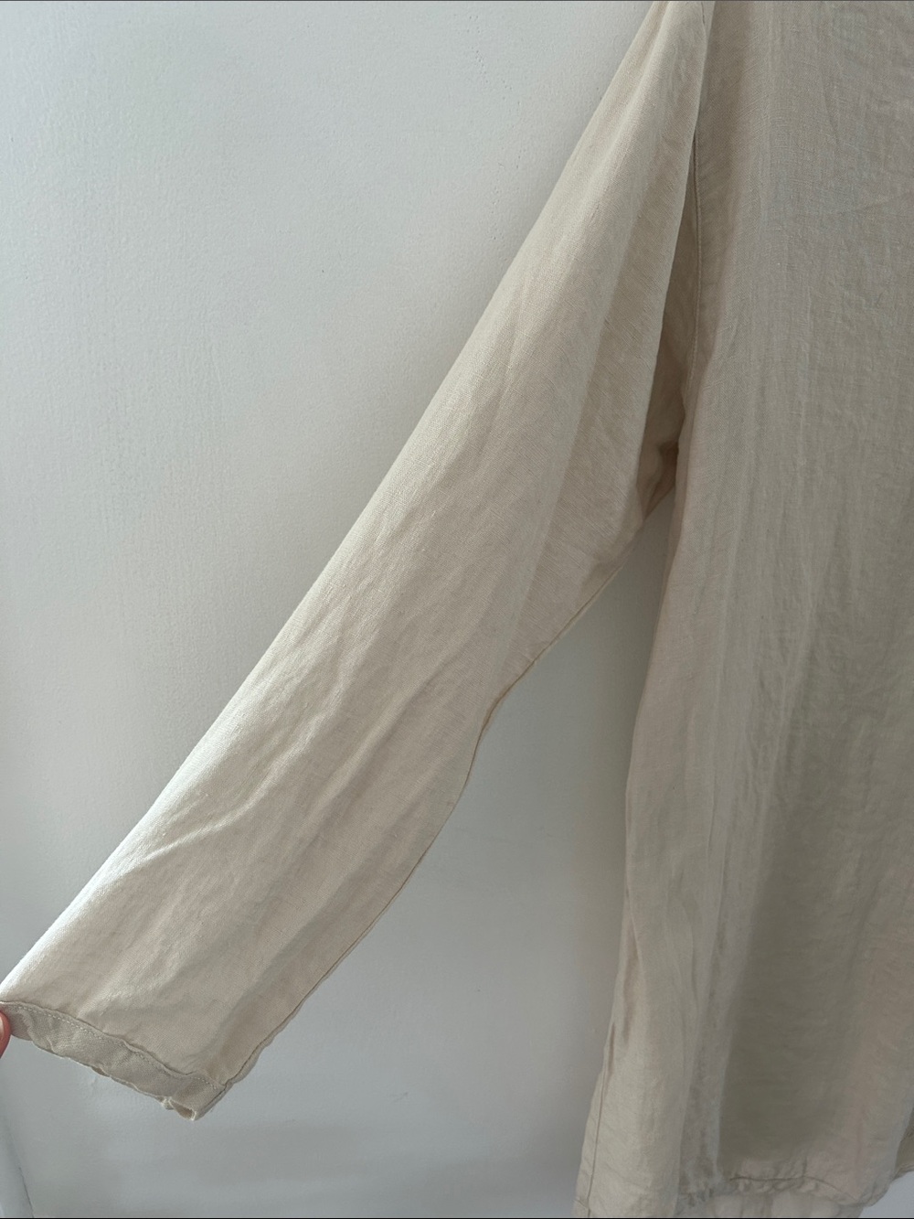 Parachute Linen House Dress Size Medium Midi Oversized Comfy Tunic/Nightshirt - Picture 4 of 15